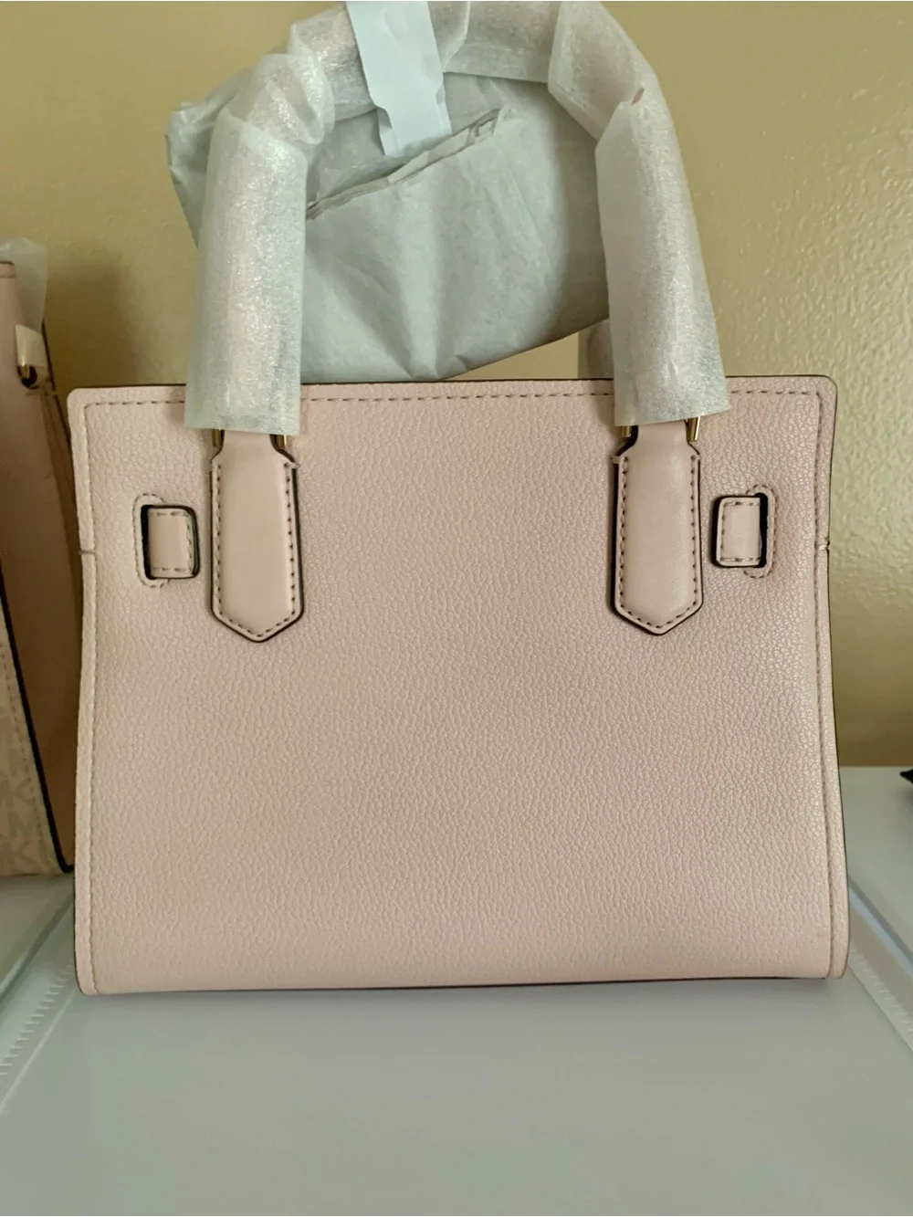 Michael Kors Hamilton Small Patchwork & Snake Embossed Satchel NWT